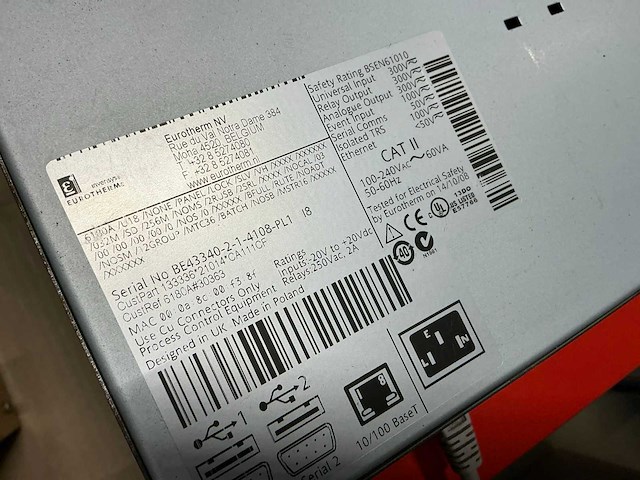 Eurotherm chessell 6180a data recorder - afbeelding 3 van  3