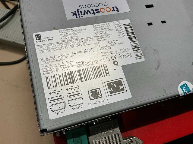 Eurotherm chessell 6180a data recorder - afbeelding 2 van  2