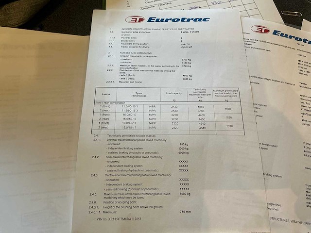 Eurotrac t13cf 850 t kniklader - afbeelding 17 van  20