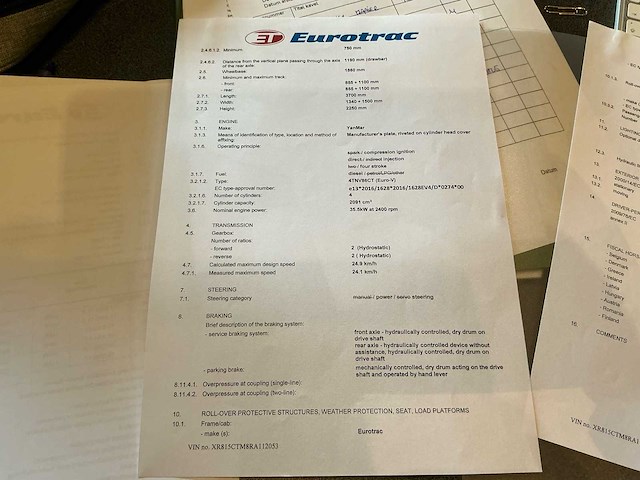 Eurotrac t13cf 850 t kniklader - afbeelding 18 van  20