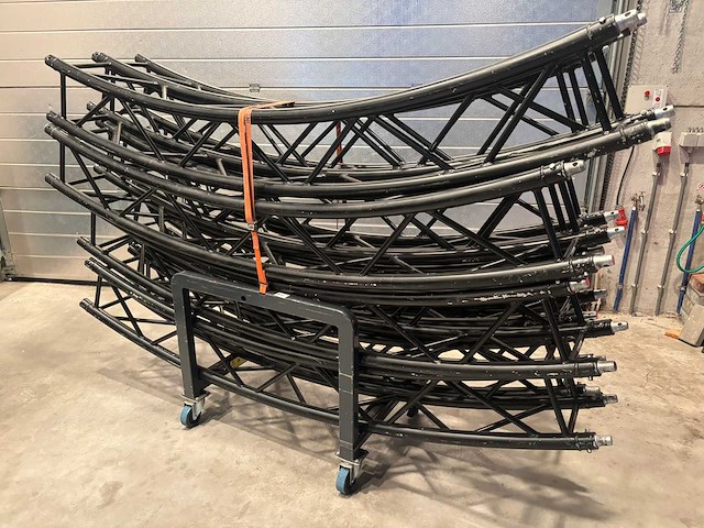Eurotruss cirkel zwart 6m - afbeelding 1 van  1