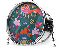 Evans beatles onderzee bas drum head geel 50,8 cm - afbeelding 1 van  3