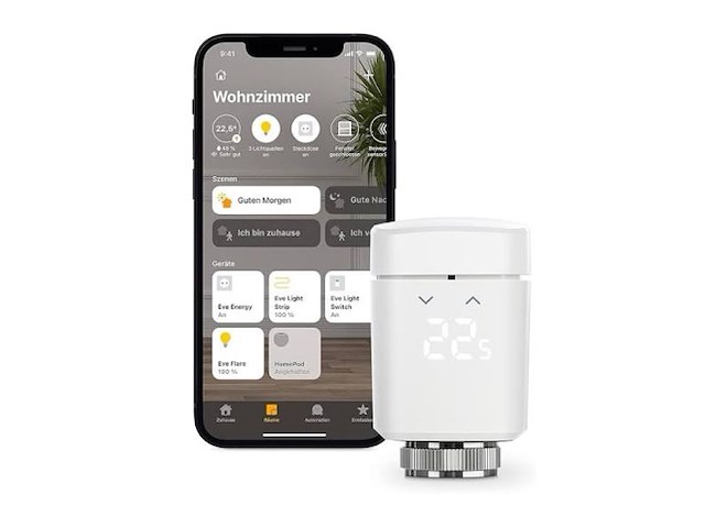 Eve thermo slimme radiatorthermostaat (matter) - afbeelding 1 van  6