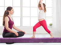 Evenwichtsbalk 210 cm, opvouwbare gymnastiekbalk, evenwichtsbalk die tot 70 kg kan dragen - afbeelding 1 van  7
