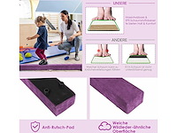Evenwichtsbalk 210 cm, opvouwbare gymnastiekbalk, evenwichtsbalk die tot 70 kg kan dragen - afbeelding 5 van  7