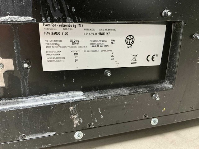 Evoca spa 9100 koffiemachine - afbeelding 8 van  8
