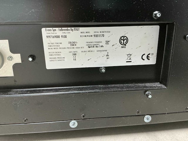 Evoca spa 9100 koffiemachine - afbeelding 7 van  7