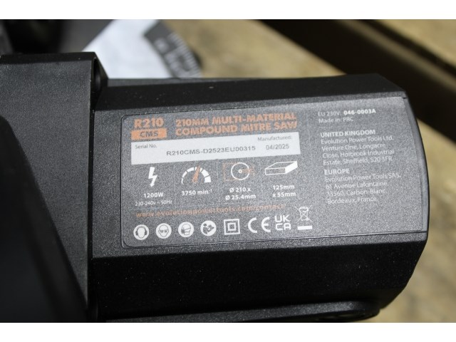 Evolution power tools verstekzaag - afbeelding 3 van  4