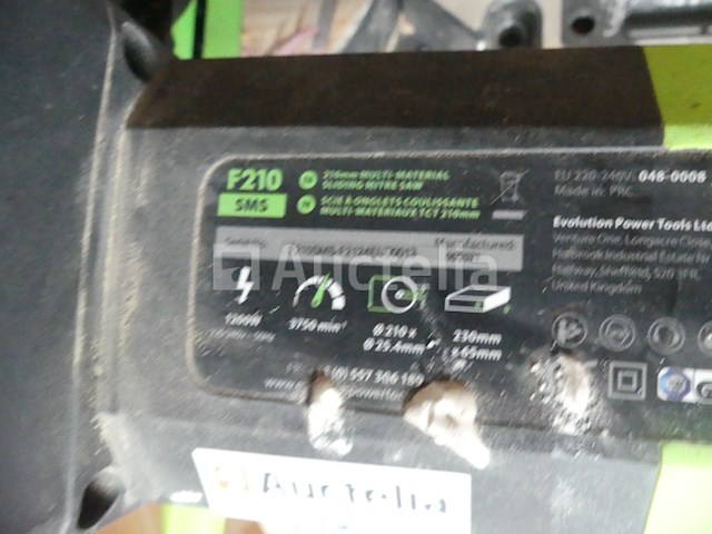 Evolution radiaal zaag elektrische gereedschappen f210 - afbeelding 4 van  6