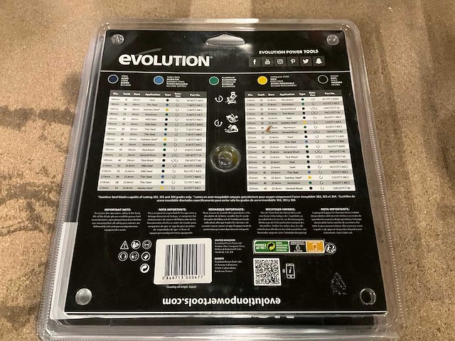 Evolution zaagblad (6x) - afbeelding 2 van  3