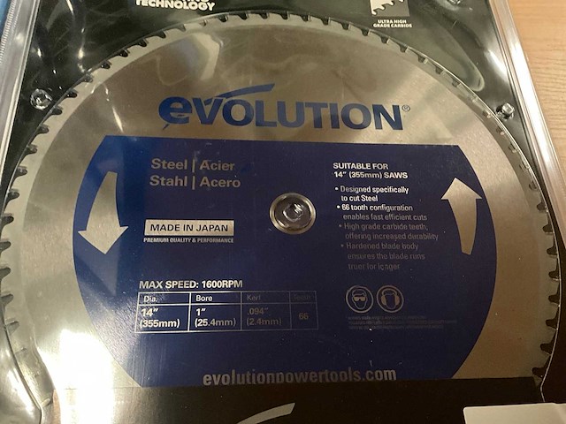 Evolution zaagblad (6x) - afbeelding 2 van  3