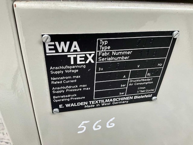Ewa-tex 708 voorbaanplakpers - afbeelding 8 van  8