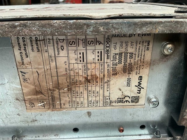 Ewm picotig 200 plus tig-lasmachine - afbeelding 6 van  6