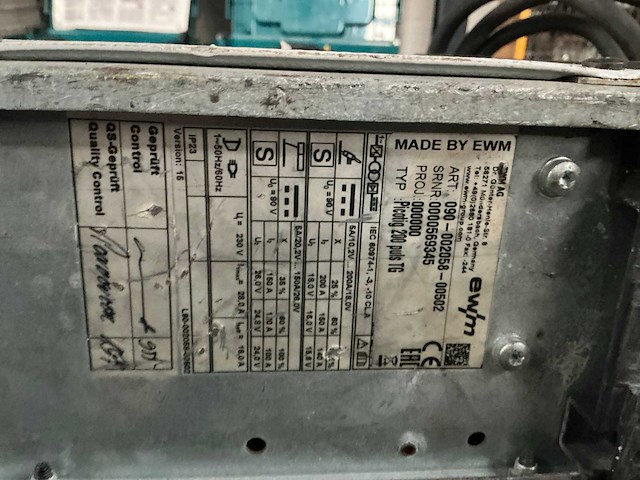 Ewm picotig 200 puls tg tig-lasmachine - afbeelding 6 van  6