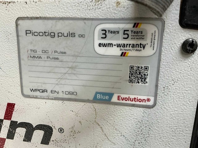 Ewm picotig 200 puls tig-lasapparaat - afbeelding 3 van  9