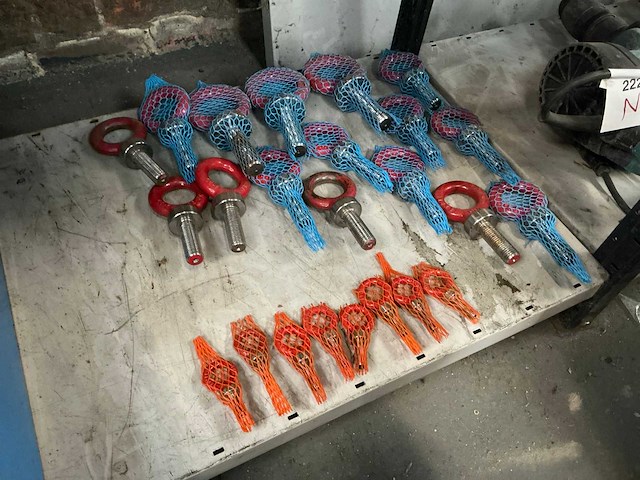 Excel m24 4t / m20 2.5t / m6 0.4t diverse ringbouten (24x) - afbeelding 1 van  7