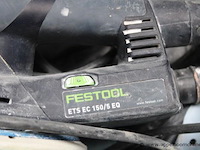 Excenterschuurmachine - festool - ets ec 150/5 eq toebehoren - schuurpapier, koffer - afbeelding 2 van  2