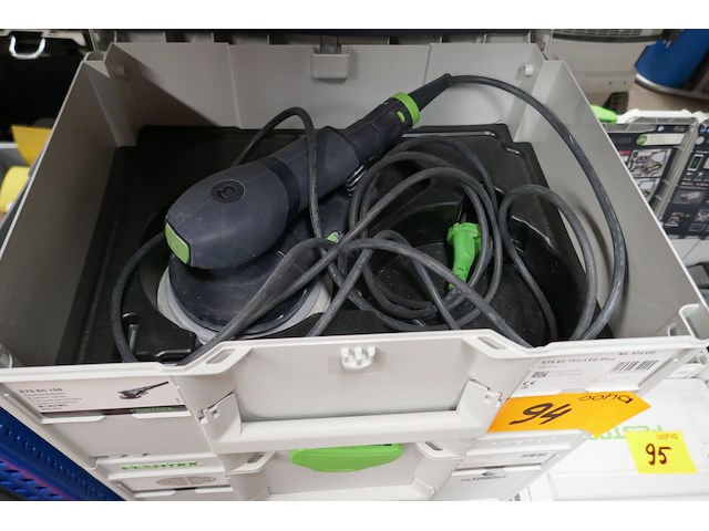 Excentrische schuurmachine met koffer en schuurpadjes festool - afbeelding 2 van  4
