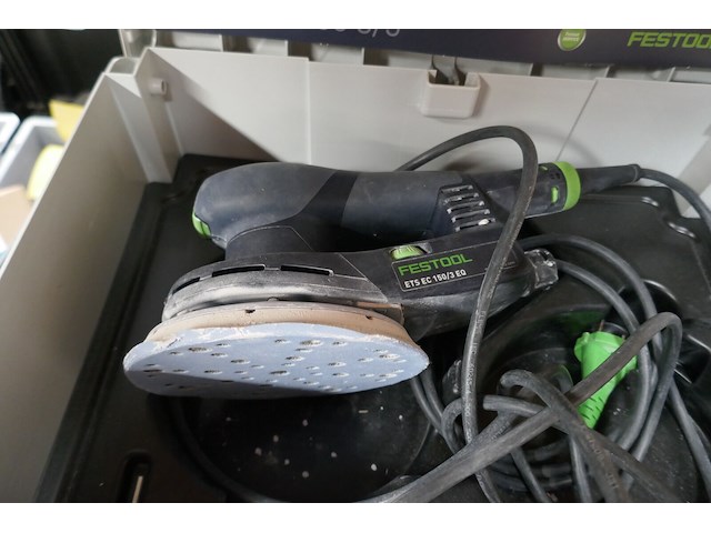 Excentrische schuurmachine met koffer en schuurpadjes festool - afbeelding 3 van  4