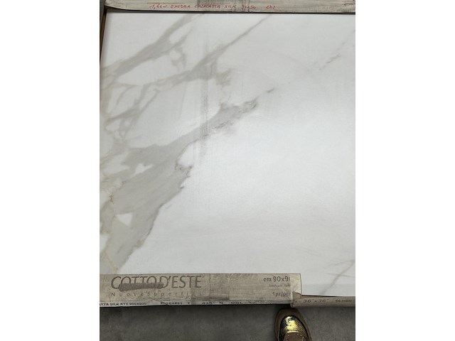 Exedra calacatta silk 90x90 - afbeelding 1 van  1