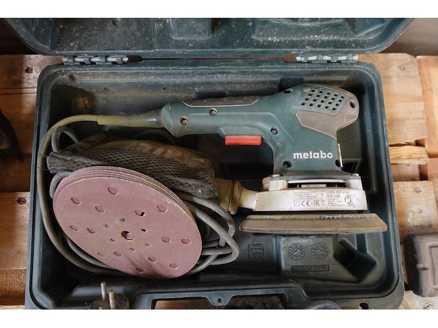 Exentrische schuurmachine + klopboorhamer metabo - afbeelding 2 van  3