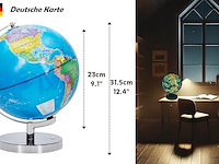 Exerz lichtgevende wereldbol 23 cm - afbeelding 1 van  4