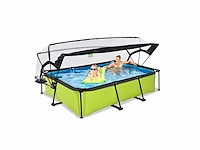Exit lime pool 300x200x65cm met filterpomp en koepel - groen - afbeelding 5 van  6