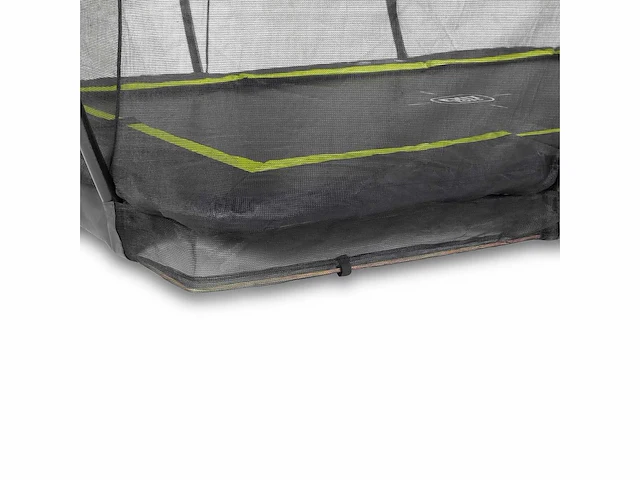Exit silhouette in-ground trampoline 244x366cm met veiligheidsnet - zwart - afbeelding 5 van  8