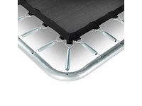 Exit silhouette in-ground trampoline 244x366cm met veiligheidsnet - zwart - afbeelding 6 van  8