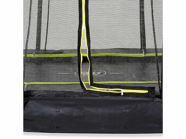 Exit silhouette in-ground trampoline 244x366cm met veiligheidsnet - zwart - afbeelding 7 van  8