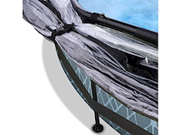 Exit stenen zwembad ø244x76cm met filterpomp en koepel - grijs - afbeelding 7 van  9
