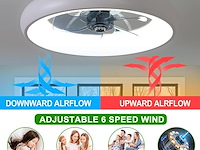 Exlafi plafondventilator met lamp (48 cm) - afbeelding 6 van  8