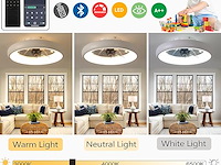 Exlafi plafondventilator met lamp (48 cm) - afbeelding 7 van  7