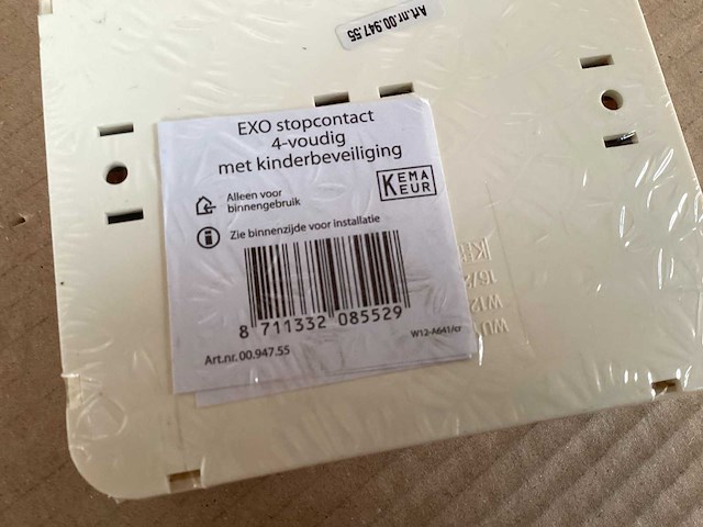 Exo stekkerdoos 4 voudig (47x) - afbeelding 3 van  4