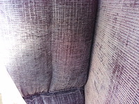 Express 3-zits converteerbare bank in grijs textuurstof - slaapt 140 cm - matrassen 14 cm - afbeelding 2 van  2