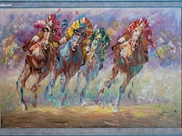 Expressief olieverfschilderij op doek taylor...