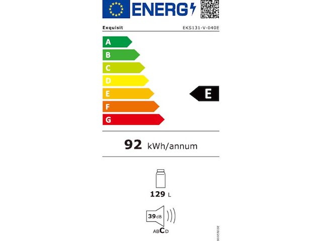 Exquisit - eks131-3-040f - koelkast - afbeelding 3 van  4