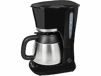 Exquisit ka 6501 sw koffiemachine | thermos | 4-8 kopjes | zwart