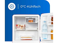 Exquisit mini koelkast ckb45-0-031f rood | netto capaciteit 47 l | klassiek ontwerp - afbeelding 4 van  5