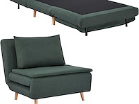 Extra grote slaapbank slaapbank met bedfunctie, lendenkussen, 3-in-1 - afbeelding 1 van  8