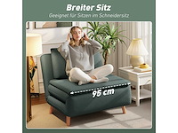 Extra grote slaapbank slaapbank met bedfunctie, lendenkussen, 3-in-1 - afbeelding 5 van  8