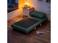 Extra grote slaapbank slaapbank met bedfunctie, lendenkussen, 3-in-1 - afbeelding 6 van  8