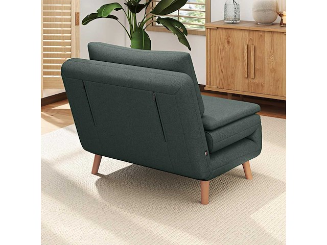 Extra grote slaapbank slaapbank met bedfunctie, lendenkussen, 3-in-1 - afbeelding 7 van  8