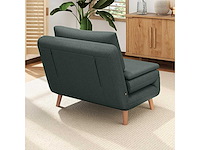 Extra grote slaapbank slaapbank met bedfunctie, lendenkussen, 3-in-1 - afbeelding 7 van  8