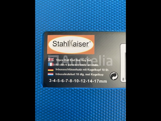 Extra lange imbus 10 delig in luxe koffer - afbeelding 3 van  7