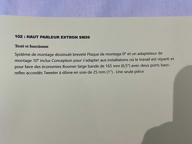 Extron sm26 luidspreker - afbeelding 3 van  3