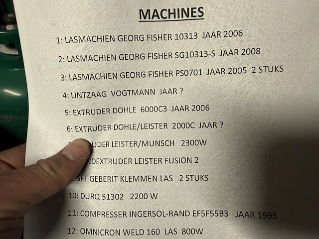 Extruder dohle leister 2000c - afbeelding 3 van  3
