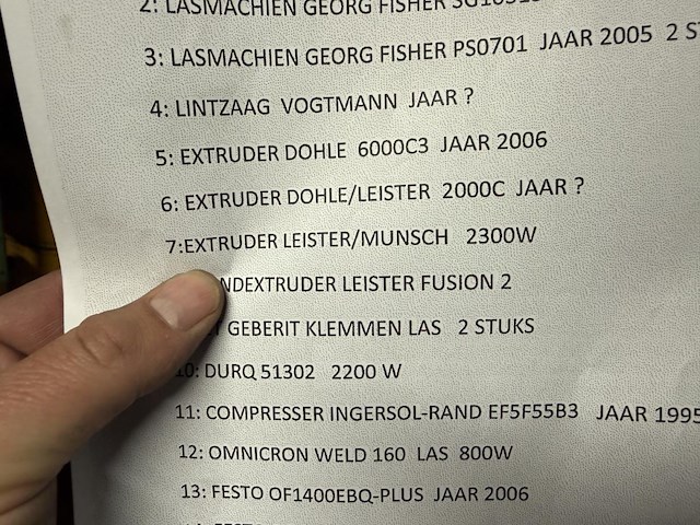 Extruder leister munsch 2300w - afbeelding 3 van  3