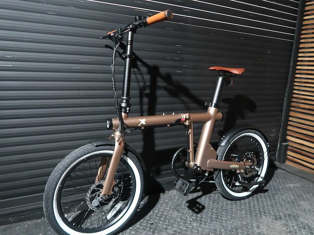 Exxite xs vouwfiets copper 36v10,5ah accu - afbeelding 1 van  1