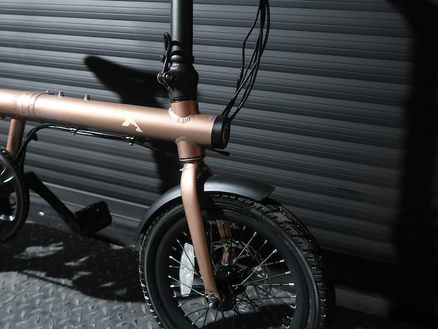 Exxite xxs vouwfiets copper 36v10,5ah accu - afbeelding 6 van  6